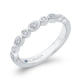 Diamond Wedding Band in 14K White Gold