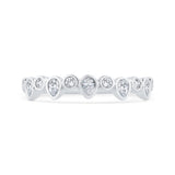 Diamond Wedding Band in 14K White Gold