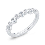 Diamond Wedding Band in 14K White Gold