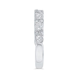 Diamond Wedding Band in 14K White Gold