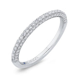 Diamond Wedding Band in 14K White Gold