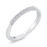 Diamond Wedding Band in 14K White Gold