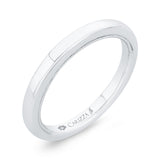 Plain Wedding Band in 14K White Gold