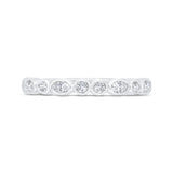 Diamond Wedding Band in 14K White Gold