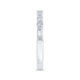 Diamond Wedding Band in 14K White Gold