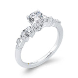 Diamond Engagement Ring in 14K White Gold