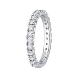 Diamond Wedding Band in 14K White Gold