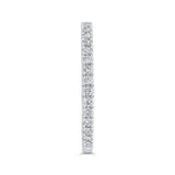14K White Gold Round Diamond Wedding Band