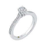 Diamond Engagement Ring in 14K White Gold
