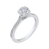 Diamond Engagement Ring in 14K White Gold