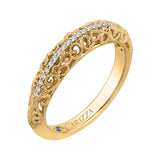 Round Diamond Wedding Band in 14K Yellow Gold