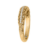 Round Diamond Wedding Band in 14K Yellow Gold