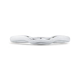 Plain Wedding Band in 14K White Gold