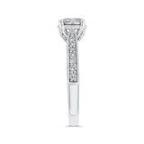 Diamond Engagement Ring in 14K White Gold