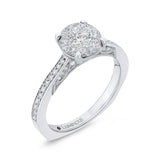 Diamond Engagement Ring in 14K White Gold
