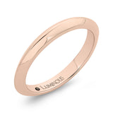 Plain Wedding Band in 14K Rose Gold