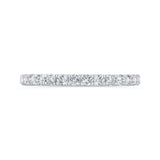 Diamond Wedding Band in 14K White Gold