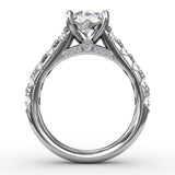Classic Round Diamond Solitaire Engagement Ring