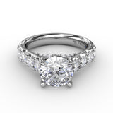 Classic Round Diamond Solitaire Engagement Ring