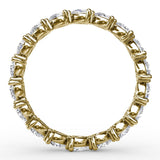 Diamond Pear Eternity Band 