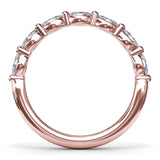 Marquise Diamond Wedding Band