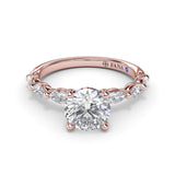 Perfectly Polished Diamond Engagement Ring 