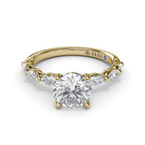 Perfectly Polished Diamond Engagement Ring 