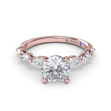 Whimsical Diamond Engagement Ring