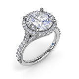 Striking and Bold Diamond Engagement Ring