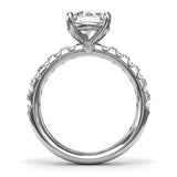 Classic Solitaire Diamond Engagement Ring 