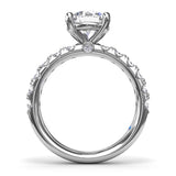 Classic Solitaire Diamond Engagement Ring 