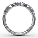 Petite And Precious Sapphire And Diamond Ring 