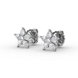 Catalina Diamond Star Stud Earrings 