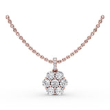 Magnolia Diamond Pendant 