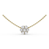 Magnolia Diamond Necklace 