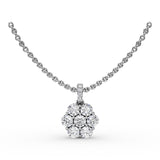 Magnolia Diamond Pendant 