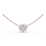 Magnolia Diamond Necklace 