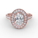 Vintage Bezel Set Ring 