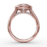 Vintage Bezel Set Ring 
