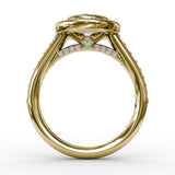 Vintage Bezel Set Ring 
