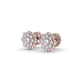Magnolia Diamond Stud Earrings 