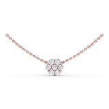 Magnolia Diamond Necklace 