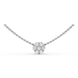 Magnolia Diamond Necklace 