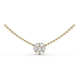Magnolia Diamond Necklace 