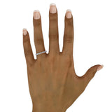 Single Prong Diamond Band
