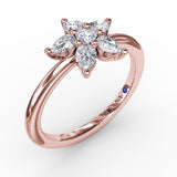 Catalina Diamond Star Ring 