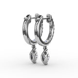 Marquise Diamond Drop Earrings 