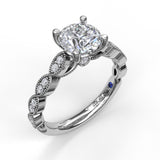Vintage Marquise Shaped Engagement Ring