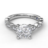 Vintage Marquise Shaped Engagement Ring