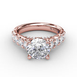 Classic Round Diamond Solitaire Engagement Ring